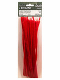 Package of pipe cleaners (12in.) red
