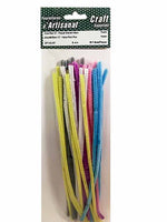 Pipe cleaners (12in.) multicolored pastel colors