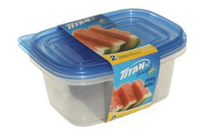 Titan Snap contenants rectangulaires 1625ml pk2