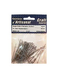 Threading pins (2in.) with head, silver