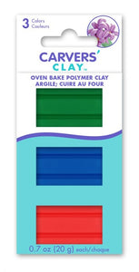 Carvers' Clay Baking Clay 60g (Primary Colours)
