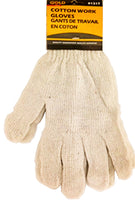 Gold cotton work gloves