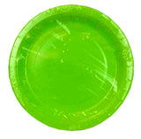 Paper plates pk8 - apple green (asst. sizes)