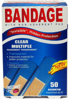 Instant Aid bandages «invisible» pk50