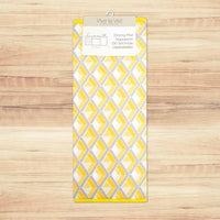 Drying mat (yellow/grey diamonds)