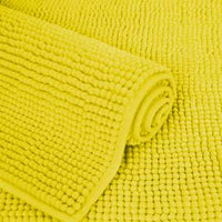 Chenille bath mat (yellow)