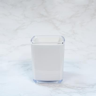 Square cup (white)