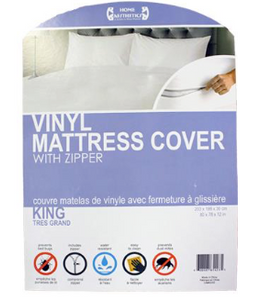 Vinyl mattress cover (zipper)