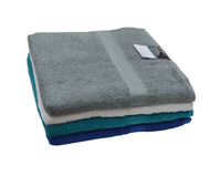Plain bath towel - shades of blue 52