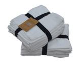 White hand towels 27" pk3