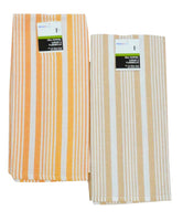 Striped kitchen towel (asst. col.)