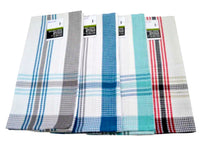 Large checkered kitchen towels (asst. col.)