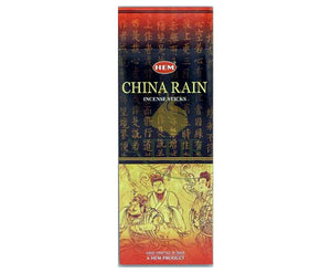 Natural Scents, bâtons encens hexagonaux, ''China Rain''