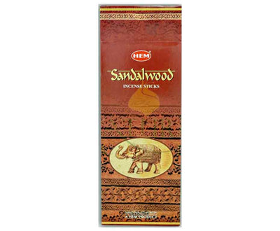 Natural Scents, bâtons encens hexagonaux, Bois de santal