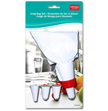 Icing pouch with nozzles