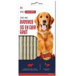 Os pour chien : Paquet de petits bâtons en cuir brut