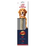 Os pour chien en cuir brut en forme de long rouleau