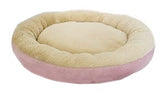 Round pet bed 22" - pink