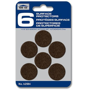 Home Help felt surface protectors pk6