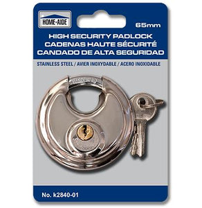 65mm high security padlock