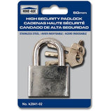 50mm high security padlock