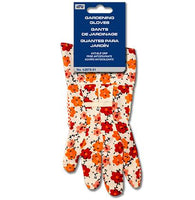 Gardening gloves (poppy flowers)