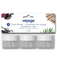 Pack of 3 containers for travel