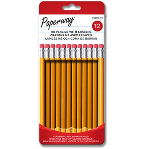 Pack of 12 HB lead pencils