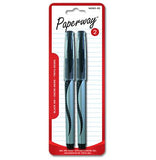 Pack of 2 black gel pens