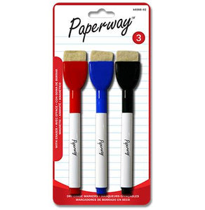 Pack of 3 dry erase markers