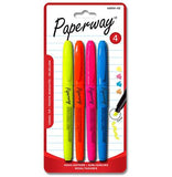 Pack of 4 assorted color highlighters