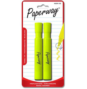 Pack of 2 yellow highlighters