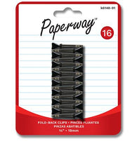 Pack of 16 3/4 in. folding paper clips.