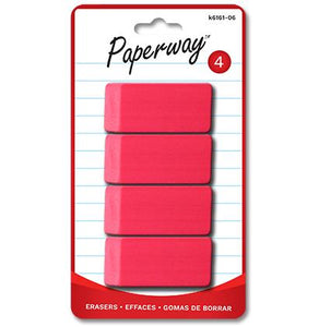 Pack of 4 erasers/erasers