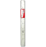 Ruler 12"/30cm. rigid plastic