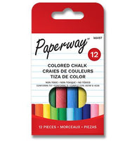 Pack of 12 colored chalks
