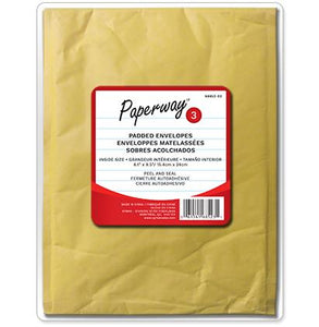Paquet de 3 enveloppes matelassées 6.1" X 9.5" - Dollar Royal