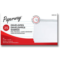Package of 35 envelopes 9.2 x 16.15 cm. (#8)