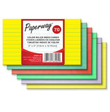 Package of 70 index cards/note cards 3 x 5 in.