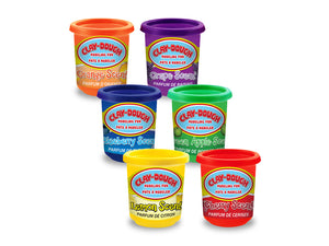 Krafty Kids Clay-Dough fruit flavored modeling clay (asst) 142g