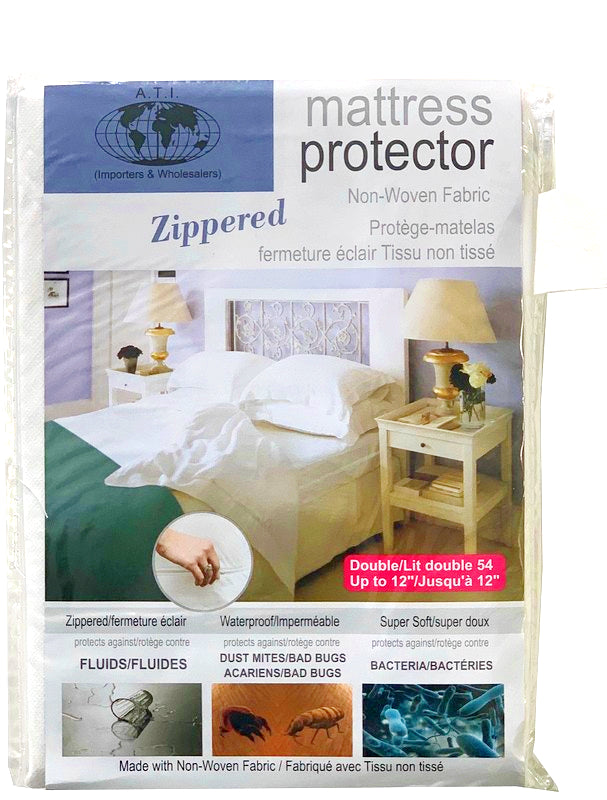 Protège-matelas en tissu - lit double