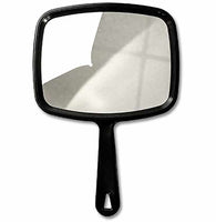Mirror with handle (large)