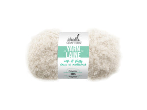 Needle Crafters plush yarn (white)