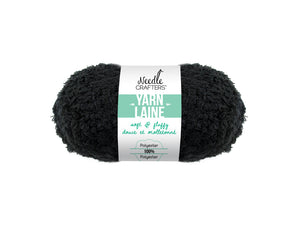 Needle Crafters plush yarn (black)