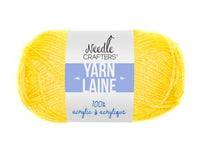 Needle Crafters acrylic yarn (sunshine yellow)