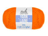 Needle Crafters laine acrylique (orange citrouille)