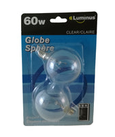 Ampoule globe sphère 60w blanc clair - Dollar Royal