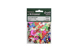Paillettes / confettis décoratifs, multicolore