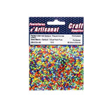 Perles indiennes (10/0), opaques multicolores