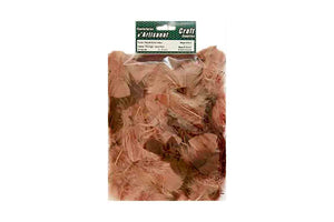 Plumes décoratives, brun et beige